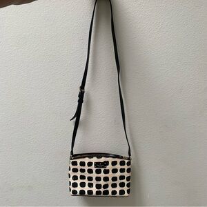 Kate Spade Black, Pink, and Cream Crossbody Bag